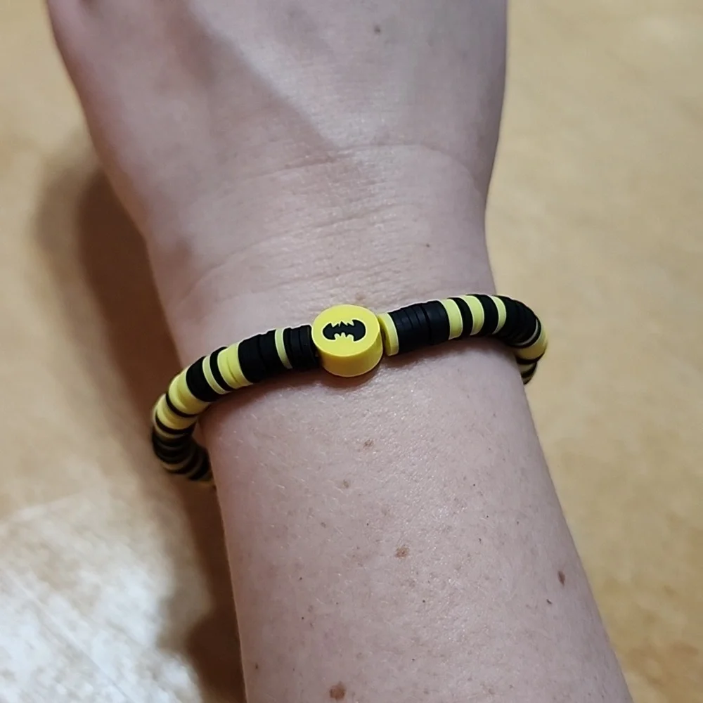 Sold! Handmade Super Hero Clay Bead Braclet Bundle ๐ซ - Picture 2 of 10